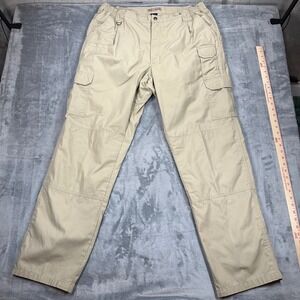 5.11 Tactical Mens Cargo Pants Khaki Tan Ripstop Work Trouser  42x36